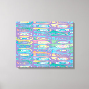 Abstraktes Farbmuster 1 Leinwanddruck