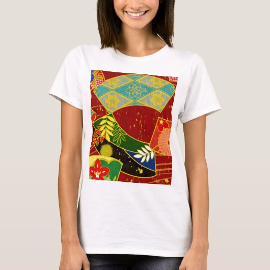 Abstraktes Farbmuster 4 T-Shirt (Vorderseite)