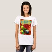 Abstraktes Farbmuster 4 T-Shirt (Vorne ganz)