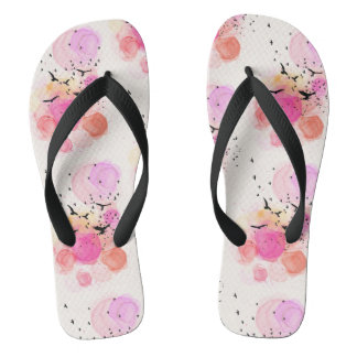 Abstraktes Farbmuster Badesandalen
