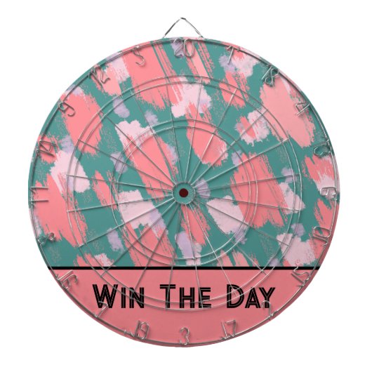 Abstraktes Farbmuster Dartscheibe (vorne)