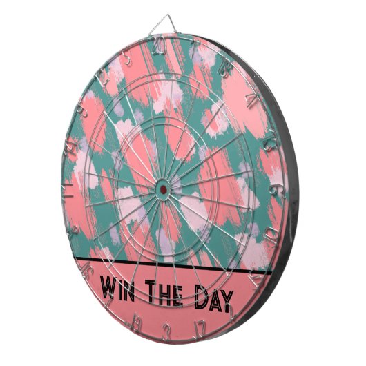 Abstraktes Farbmuster Dartscheibe (Vorderseite rechts)