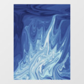 Abstraktes Farbmuster Fensteraufkleber (Blatt)