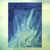 Abstraktes Farbmuster Fensteraufkleber (Blatt 3)