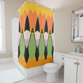 Abstraktes Farbmuster fett Duschvorhang (Beispiel)