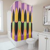 Abstraktes Farbmuster fett Duschvorhang (Beispiel)