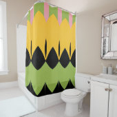 Abstraktes Farbmuster fett Duschvorhang (Beispiel)