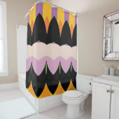 Abstraktes Farbmuster fett Duschvorhang (Beispiel)