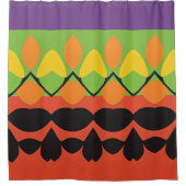 Abstraktes Farbmuster fett Duschvorhang (Vorderseite)