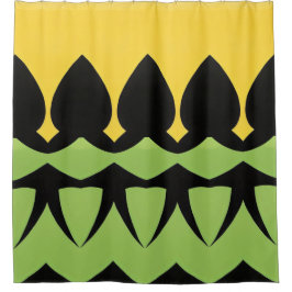 Abstraktes Farbmuster fett Duschvorhang