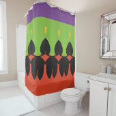 Abstraktes Farbmuster fett Duschvorhang (Beispiel)