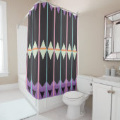 Abstraktes Farbmuster fett Duschvorhang (Beispiel)