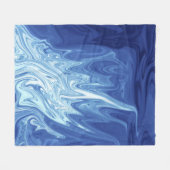 Abstraktes Farbmuster Fleecedecke (Vorderseite (Horizontal))