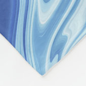 Abstraktes Farbmuster Fleecedecke (Ecke)