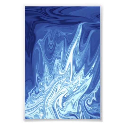 Abstraktes Farbmuster Fotodruck (Vorne)