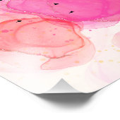 Abstraktes Farbmuster Fotodruck (Ecke)