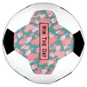 Abstraktes Farbmuster Fußball (Gedreht)