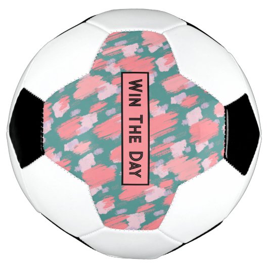 Abstraktes Farbmuster Fußball (Gedreht)