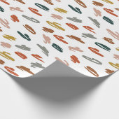 Abstraktes Farbmuster Geschenkpapier (Ecke)