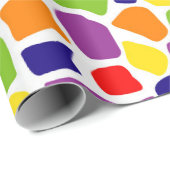 Abstraktes Farbmuster Geschenkpapier (Rolleneckpunkt)