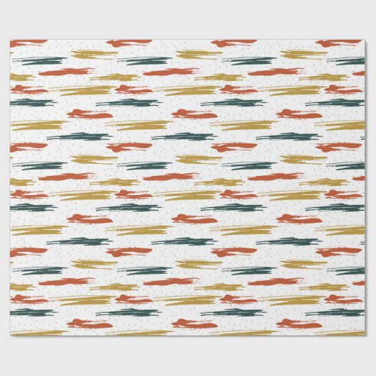 Abstraktes Farbmuster Geschenkpapier (Flach)