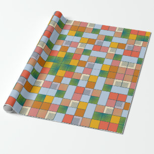 Abstraktes Farbmuster Geschenkpapier