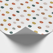 Abstraktes Farbmuster Geschenkpapier (Ecke)