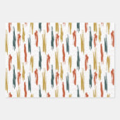 Abstraktes Farbmuster Geschenkpapier Set (Vorderseite 2)