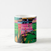 Abstraktes Farbmuster in Graffiti-Qualität v Kaffeetasse (Mittel)