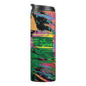 Abstraktes Farbmuster in Graffiti-Qualität v Thermosbecher (Nach rechts gedreht)