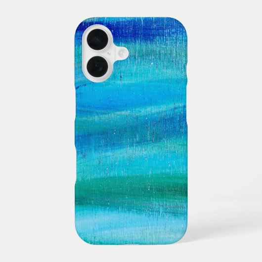 Abstraktes Farbmuster iPhone 16 Hülle (Rückseite)