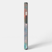 Abstraktes Farbmuster iPhone Hülle (Linke Seite)