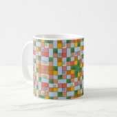 Abstraktes Farbmuster Kaffeetasse (Vorderseite Links)