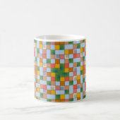 Abstraktes Farbmuster Kaffeetasse (Mittel)