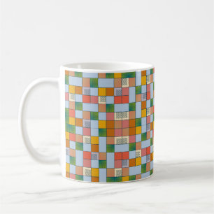 Abstraktes Farbmuster Kaffeetasse