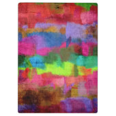 Abstraktes Farbmuster Klemmbrett (Rückseite)