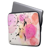 Abstraktes Farbmuster Laptopschutzhülle (Vorderseite Links)