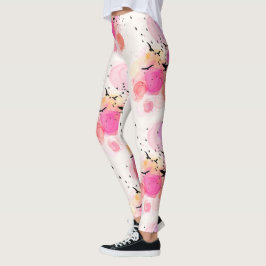 Abstraktes Farbmuster Leggings