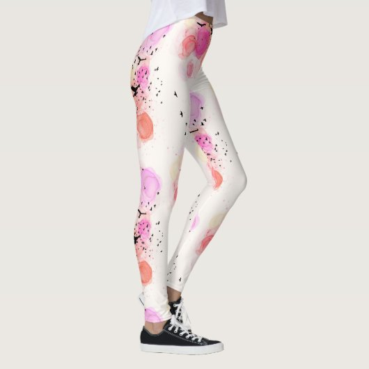 Abstraktes Farbmuster Leggings (Rechts)