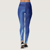 Abstraktes Farbmuster Leggings (Rückseite)