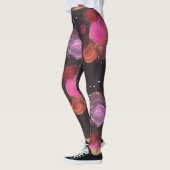 Abstraktes Farbmuster Leggings (Links)