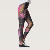 Abstraktes Farbmuster Leggings (Rechts)