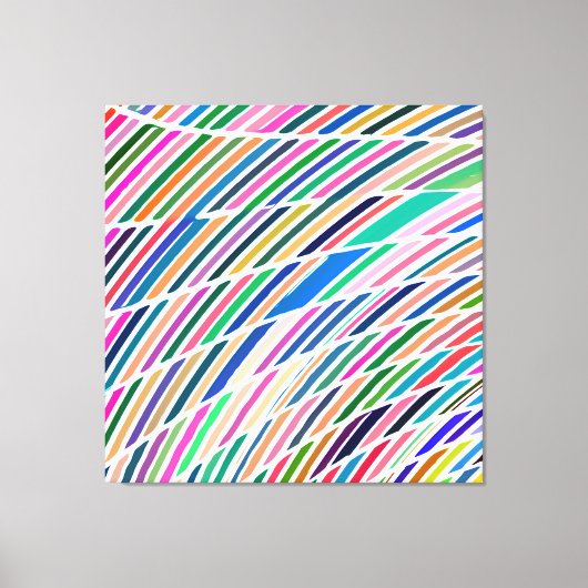 abstraktes Farbmuster Leinwanddruck (Vorderseite)