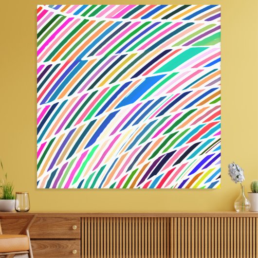 abstraktes Farbmuster Leinwanddruck (Insitu (Wohnzimmer))