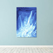 Abstraktes Farbmuster Leinwanddruck (Insitu (Holzboden))