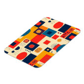 Abstraktes Farbmuster Magnet (Linke Seite)