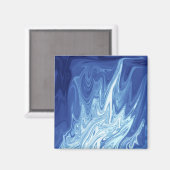 Abstraktes Farbmuster Magnet (Vorderseite/Rückseite)