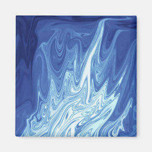 Abstraktes Farbmuster Magnet