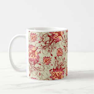 Abstraktes Farbmuster mit Hintergrundabstraktion Kaffeetasse