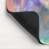 Abstraktes Farbmuster Mousepad (Ecke)